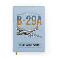 Thumbnail for B-29A Superfortress design on light blue notebook
