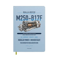 Thumbnail for M250-B17F design on light blue notebook
