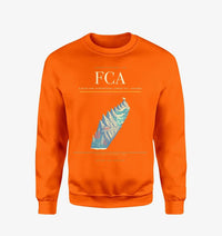 Thumbnail for Glacier Park International Airport (FCA) design on orange sweatshirt