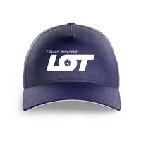 Thumbnail for LOT Polish Airlines logo printed on dark blue cap