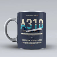 Thumbnail for A310-200P2F Mug design on dark blue airbus