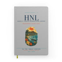 Thumbnail for Honolulu Daniel K. Inouye International Airport (HNL) design on light gray notebook