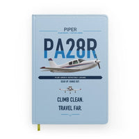 Thumbnail for Piper PA-28R Arrow III design on light blue notebook