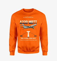 Thumbnail for Airbus A330 MRTT design on orange sweatshirt
