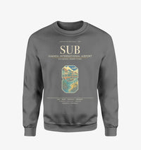 Thumbnail for Juanda International Airport Surabaya SUB Sweatshirt - Gray