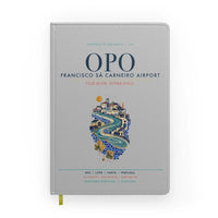 Thumbnail for Porto Francisco Sá Carneiro Airport (OPO) design on light gray notebook