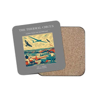 Thumbnail for The Thermal Circus - Designed Coasters design on gray 1-piece