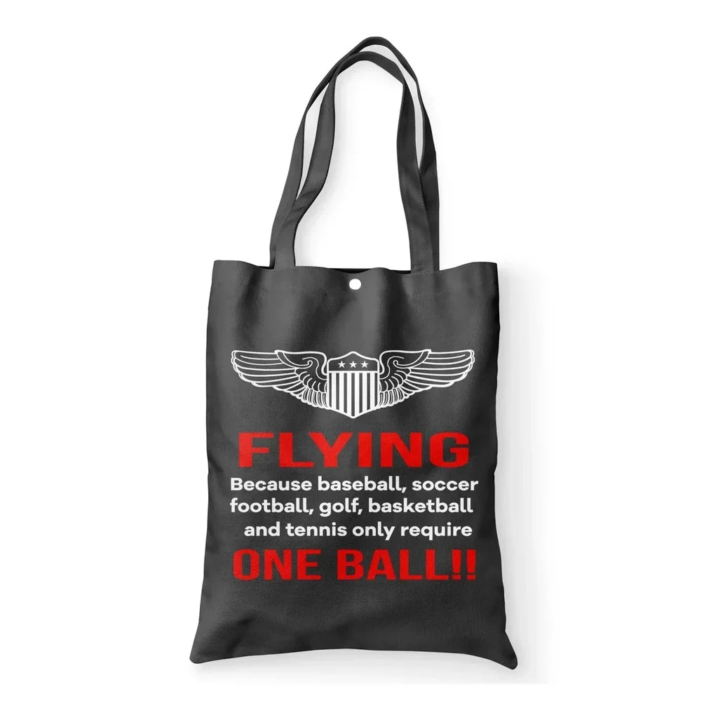 Flying One Ball Tote Bag - view 5