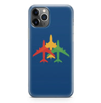 Thumbnail for Colourful 3 Airplanes iPhone Case - view 5