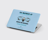 Thumbnail for DJI Matrice 4T design on light blue MacBook case