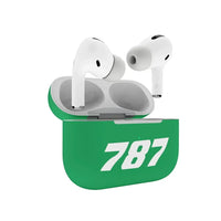 Thumbnail for Boeing 787 Flat Text AirPods Pro plastic case - Green