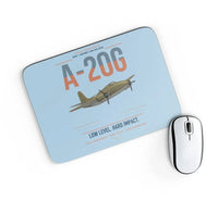 Thumbnail for A-20G Havoc design on light blue rectangle mouse pad