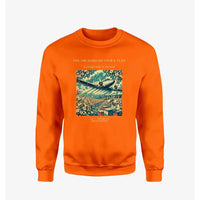 Thumbnail for VINTAGE G4386 - The Orchard Duster's Turn - Designed Sweatshirts design on orange