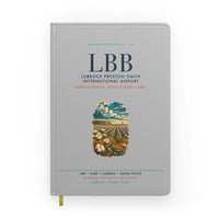 Thumbnail for Lubbock Preston Smith International Airport (LBB) design on light gray notebook