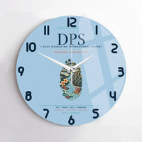 Thumbnail for I Gusti Ngurah Rai International Airport Bali (DPS) design on light blue no frame wall clock