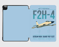 Thumbnail for F2H-4 Banshee design on light blue ipad tablet case