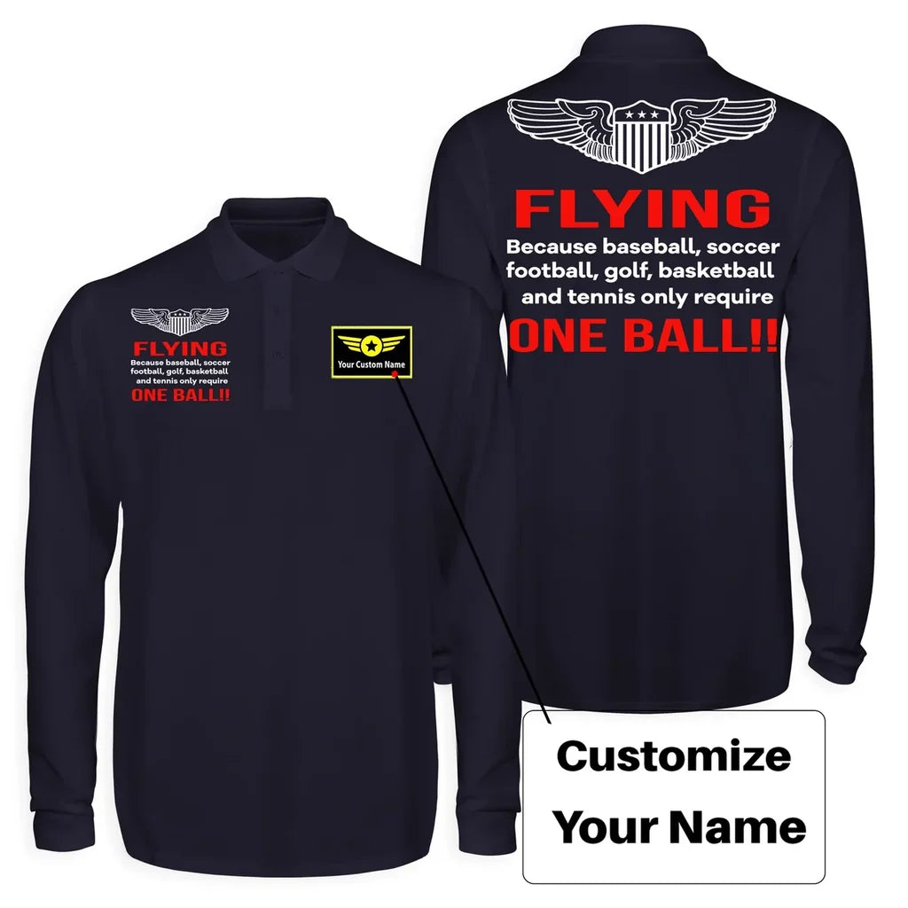 Customisable Flying One Ball T-Shirt - view 5