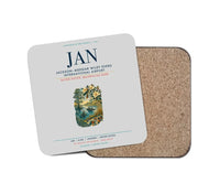 Thumbnail for Jackson–Medgar Wiley Evers International Airport (JAN) design on light gray 1 piece coaster