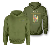 Thumbnail for Leoš Janáček Airport Ostrava (OSR) design on green army double-side hoodie