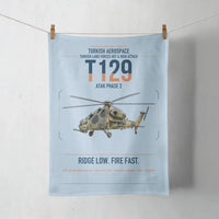 Thumbnail for Turkish Aerospace T129 ATAK Phase 2 design on light blue towel