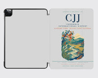 Thumbnail for Cheongju International Airport (CJJ) design on light gray ipad tablet case