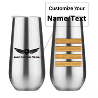 Thumbnail for Customisable Golden 4 Lines Egg Cup - view 5