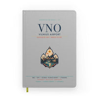 Thumbnail for Vilnius Airport (VNO) design on light gray notebook