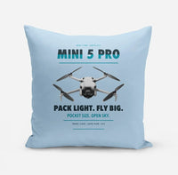 Thumbnail for DJI Mini 5 Pro design on light blue pillow