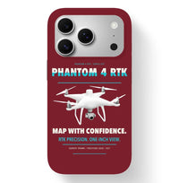 Thumbnail for DJI Phantom 4 RTK Case design on dark red iphone case