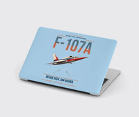Thumbnail for F-107A Ultra Sabre design on light blue MacBook case