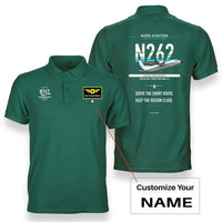 Thumbnail for Nord 262A design on green polo with custom name badge