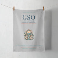Thumbnail for Piedmont Triad International Airport (GSO) design on light gray towel