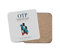 Thumbnail for Bucharest Henri Coandă International Airport (OTP) design on light gray 1 piece coaster