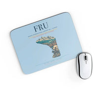 Thumbnail for Manas International Airport (FRU) design on light blue rectangle mouse pad