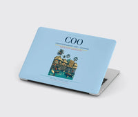 Thumbnail for Cadjehoun Airport (COO) design on light blue MacBook case