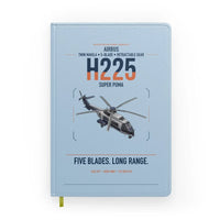 Thumbnail for Airbus H225 design on light blue notebook