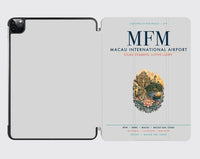Thumbnail for Macau International Airport (MFM) design on light gray ipad tablet case