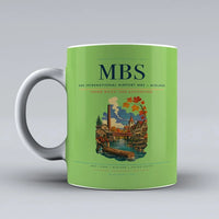 Thumbnail for MBS International Airport (MBS) airport code design on light green ceramic mug