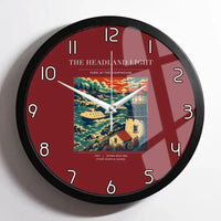 Thumbnail for VINTAGE G4078 - The Headland Light - Designed Wall Clocks design on darkred framed