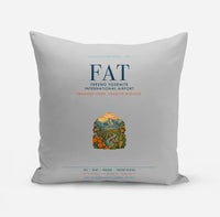 Thumbnail for Fresno Yosemite International Airport (FAT) design on light gray pillow