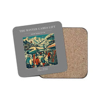 Thumbnail for The Winter Games Lift - Designed Coasters design on gray 1-piece