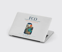 Thumbnail for Rome Leonardo da Vinci Fiumicino Airport (FCO) design on light gray MacBook case