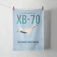 Thumbnail for XB-70A Valkyrie design on light blue towel