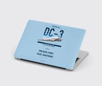 Thumbnail for Douglas DC-3 design on light blue MacBook case