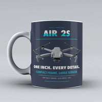 Thumbnail for Air 2S Mug design on dark blue dji
