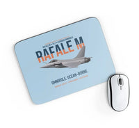 Thumbnail for Dassault Rafale M F4.1 Carrier Omnirole Network design on light blue rectangle mouse pad