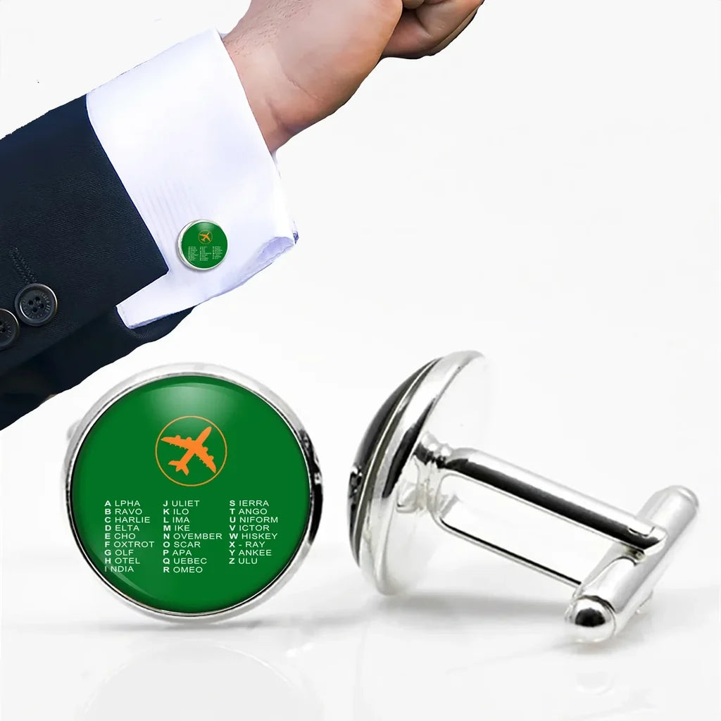 Aviation Alphabet Cuff Links - view 5