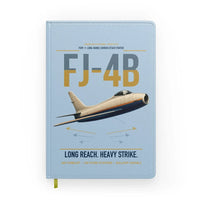 Thumbnail for FJ-4B Fury design on light blue notebook