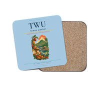 Thumbnail for Tawau Airport (TWU) design on light blue 1 piece coaster