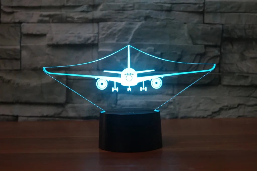 Customisable Airbus A350 3D Lamp - view 6
